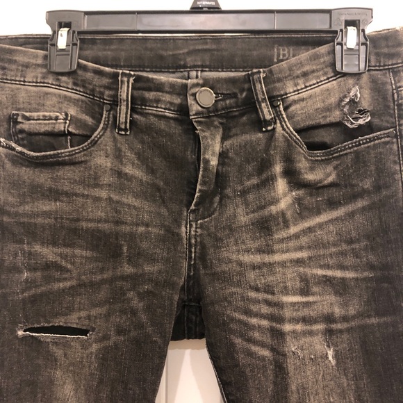 Blank NYC Charcoal Distressed Jeans - Picture 3 of 4